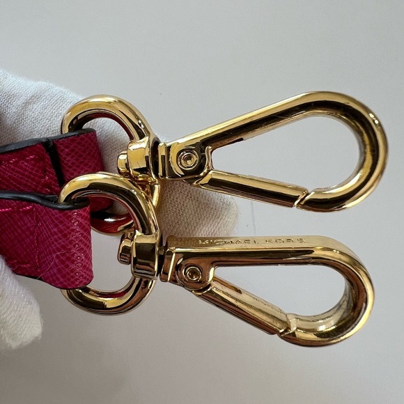 Michael Kors magenta pink stud crossbody bag - Picture 12 of 14